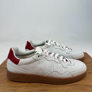 New NWOB Mens P448 Vert Duke White Leather Casual Shoes Sneakers Size 40‎ US 7